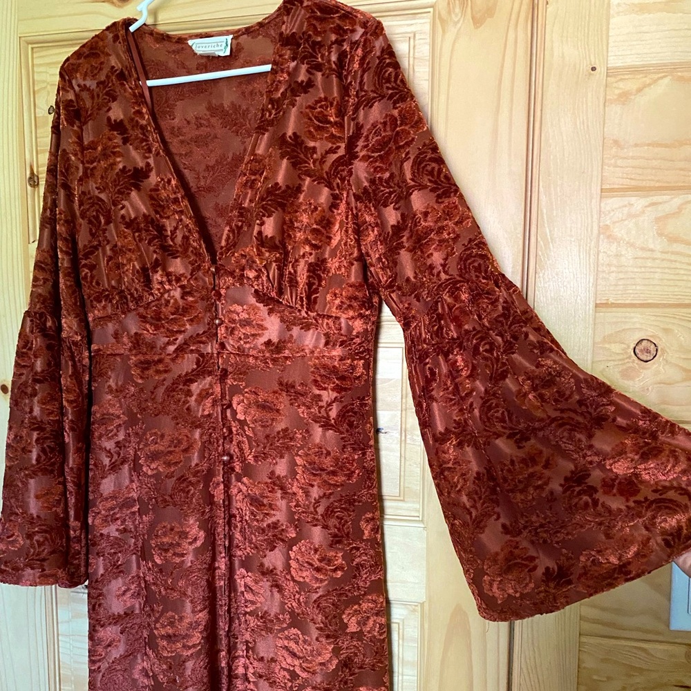 COPY - Crushed velvet duster